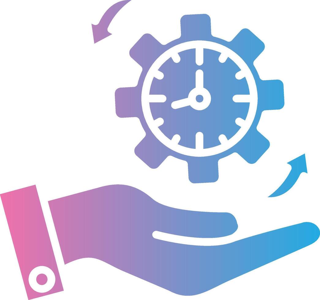 Time Management Polished UI Module vector