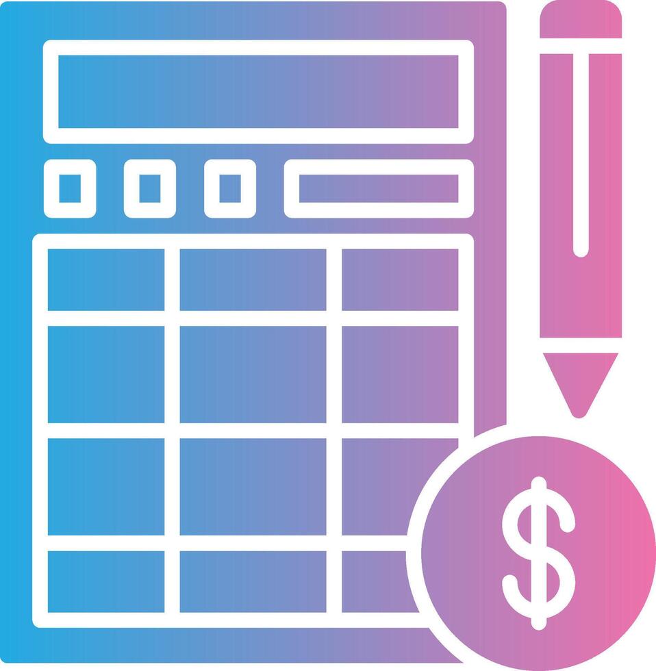 Calculator Highlighted UX Stamp vector