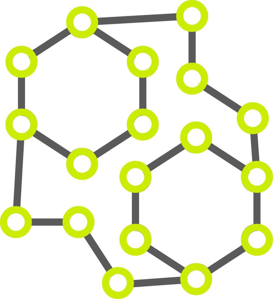 Molecular Mobile UX Object vector