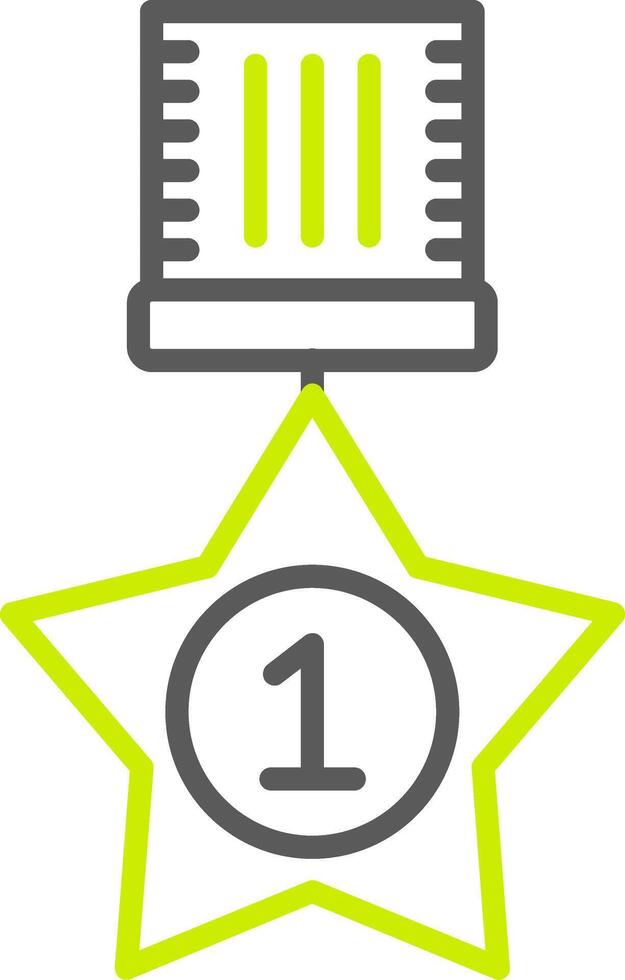 1st Prize Minimalist UI Block vector