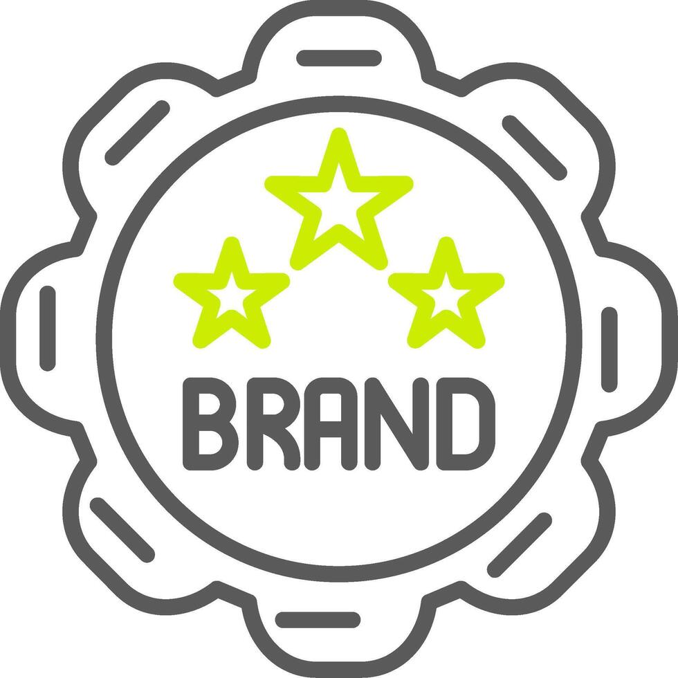 Brand Image Professional Line Mark vector