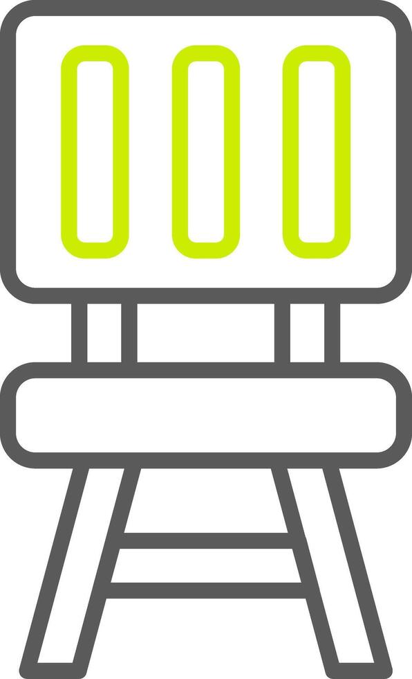 Chair Optimized Creative Piece vector