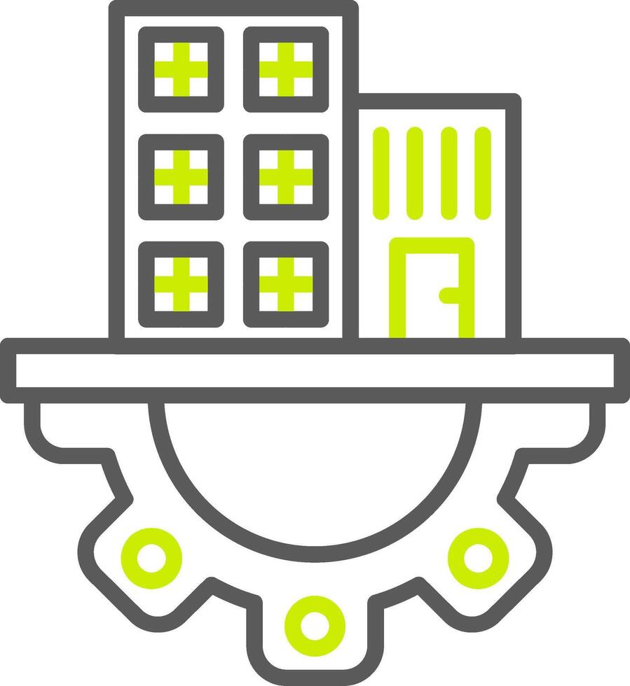 Infrastructure Minimalist UI Block vector
