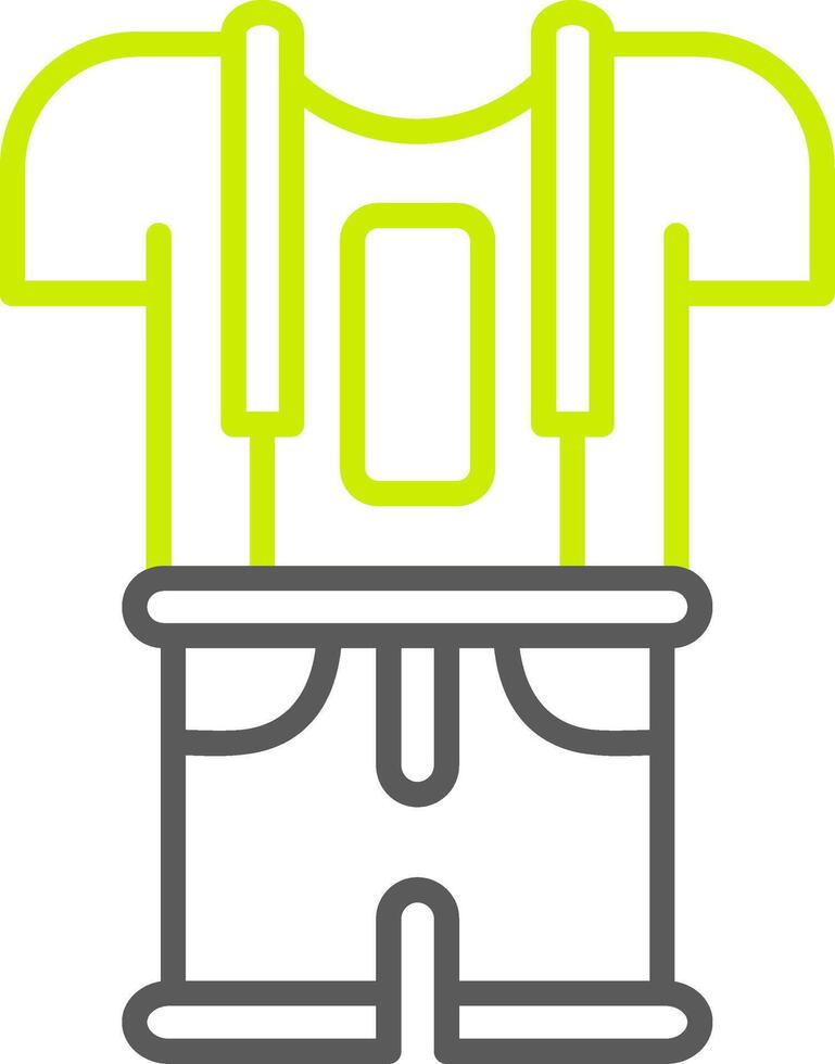 Lederhosen Streamlined App Object vector