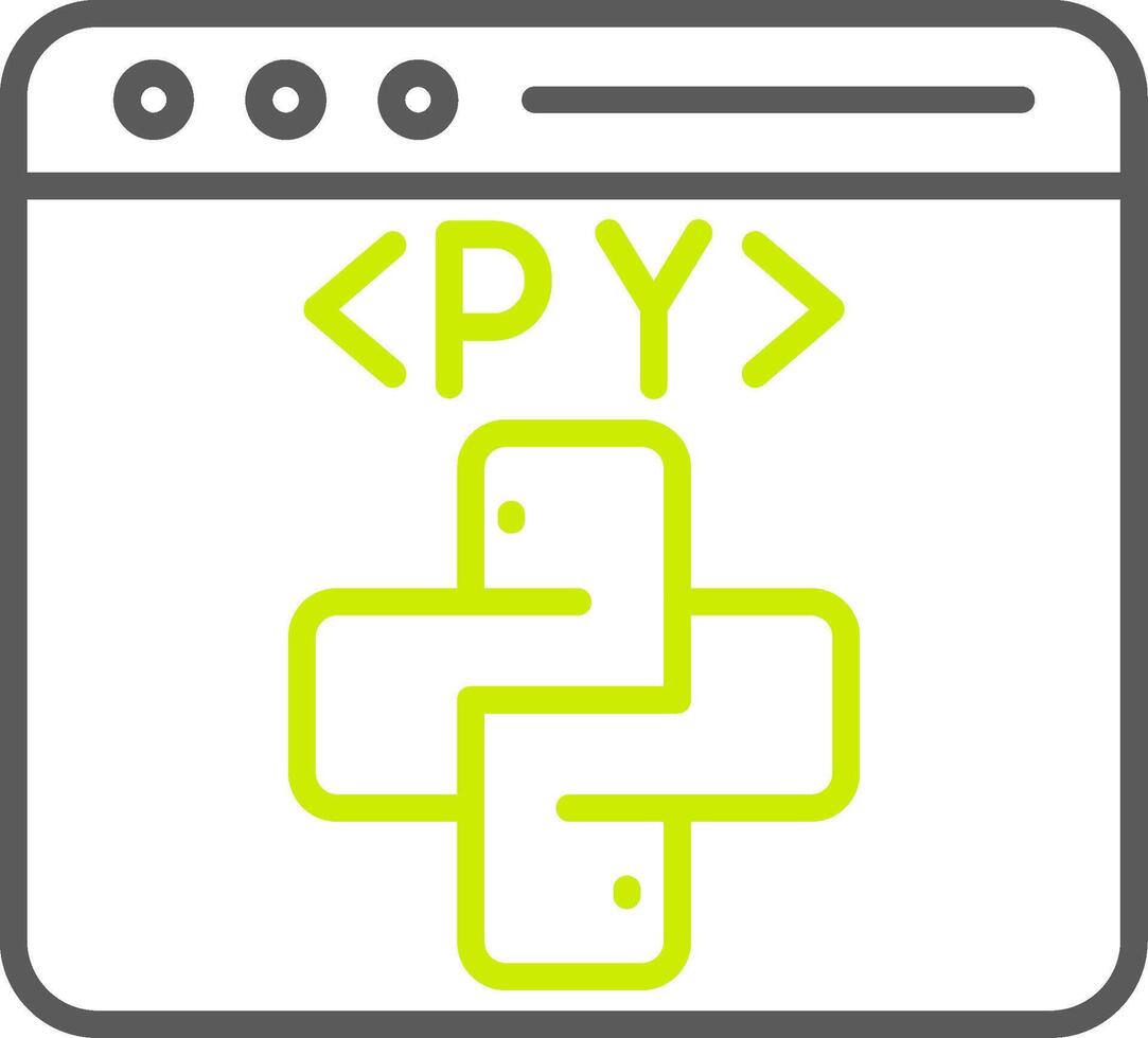 Python Dynamic Tech Badge vector