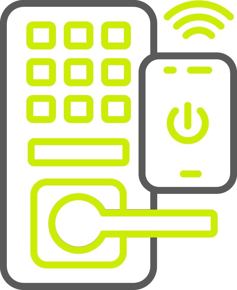 Smart Door NextGen Web Graphic vector