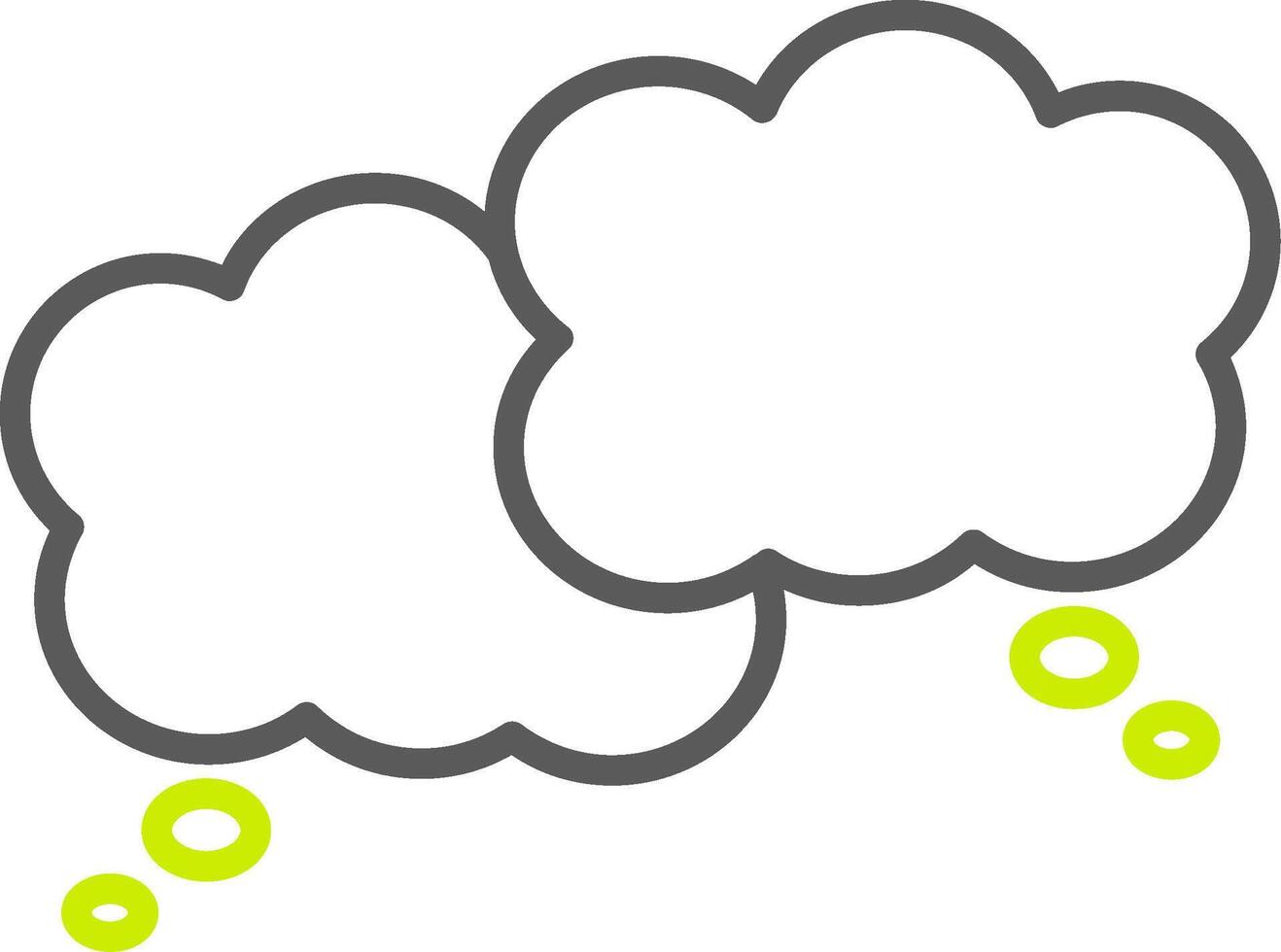 Chat Bubbles Highlighted UX Stamp vector