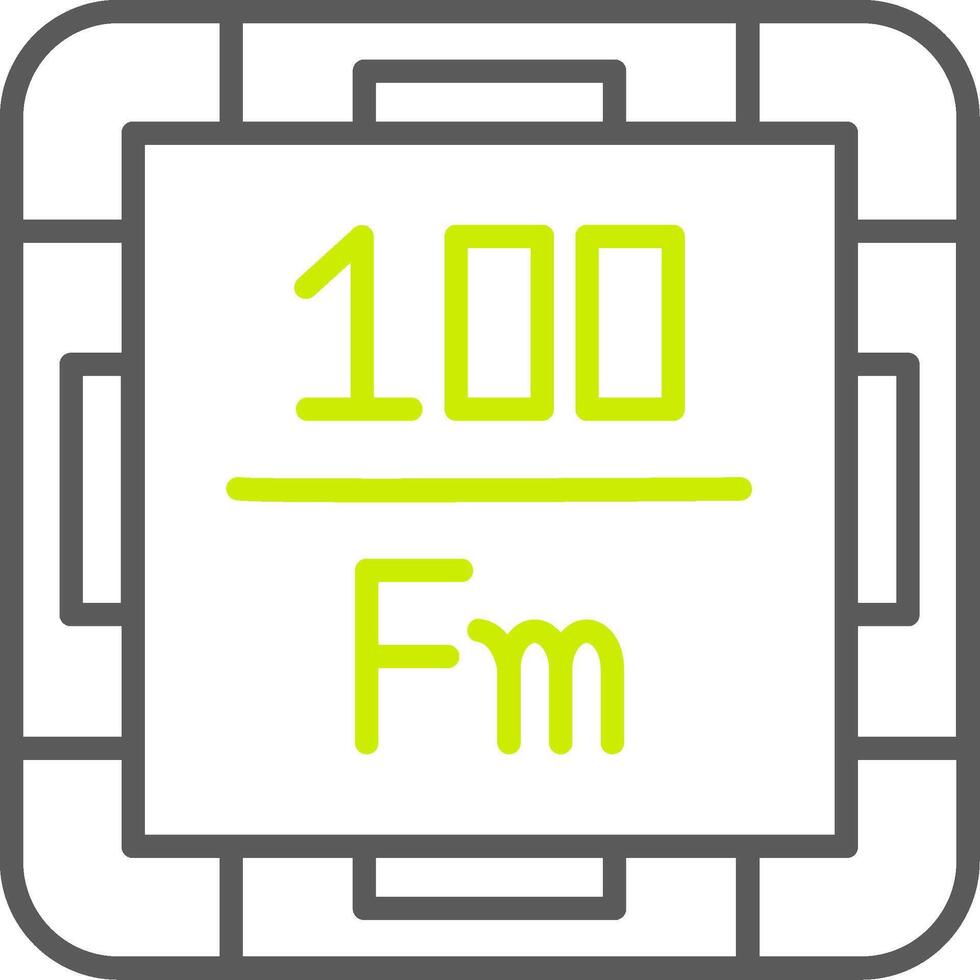 Fermium Neutral Icon Unit vector