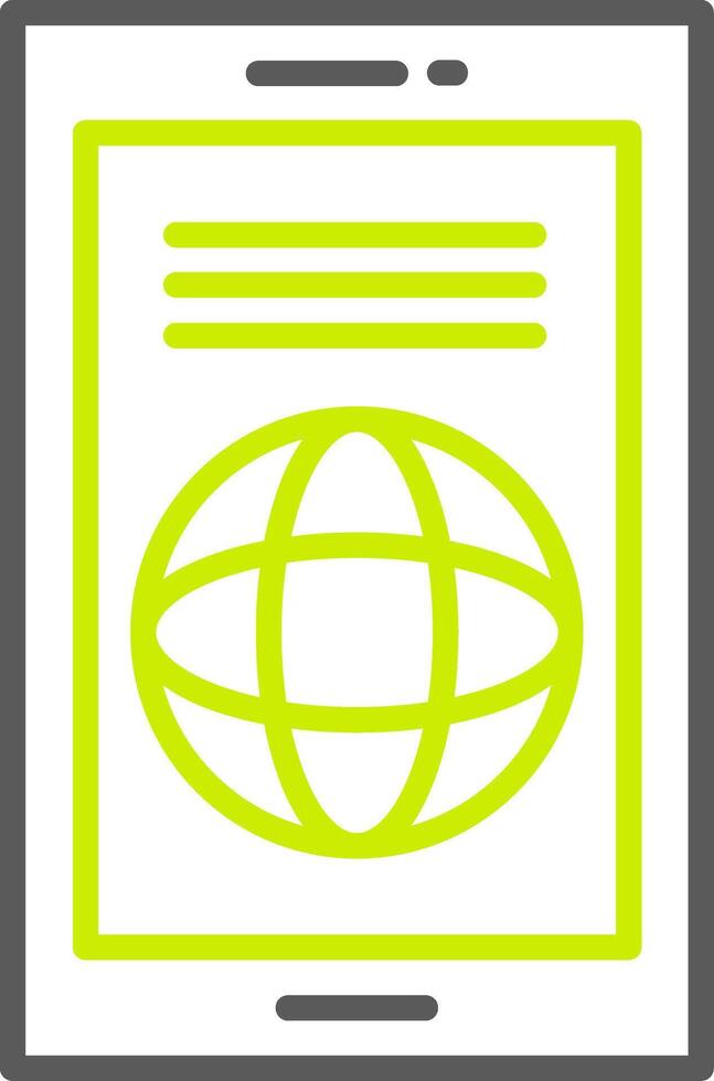 World NextGen Interface Symbol vector