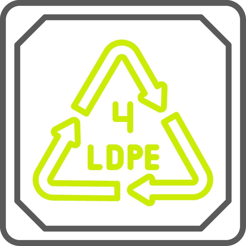 Low Density Polyethylene Smart UX Asset vector