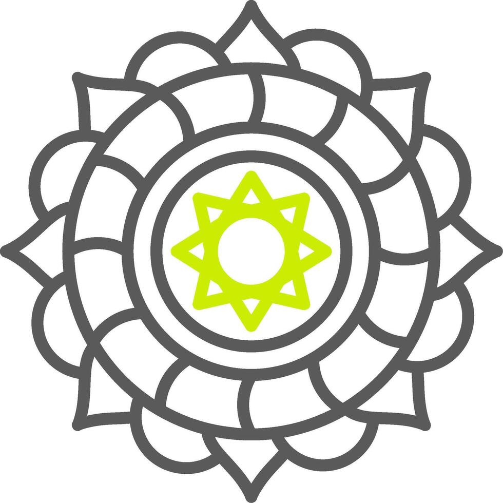 Mandala Abstract App Mark vector