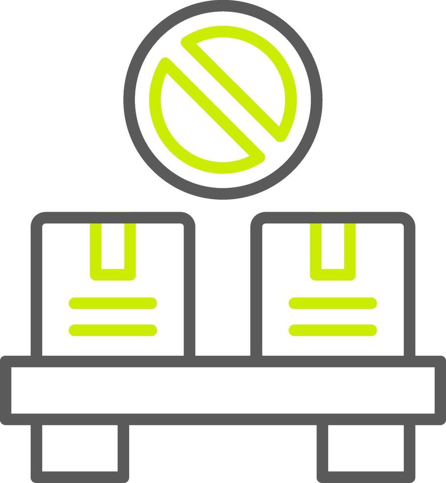 Out Of Stock Minimal UX Part vector
