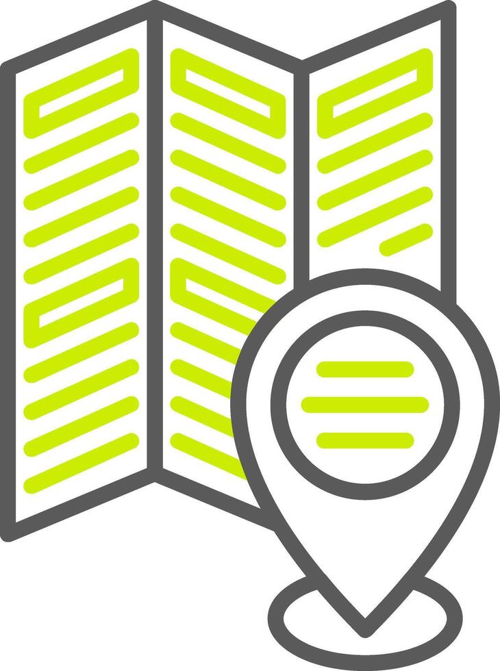 Brochures Bold Shape Icon vector