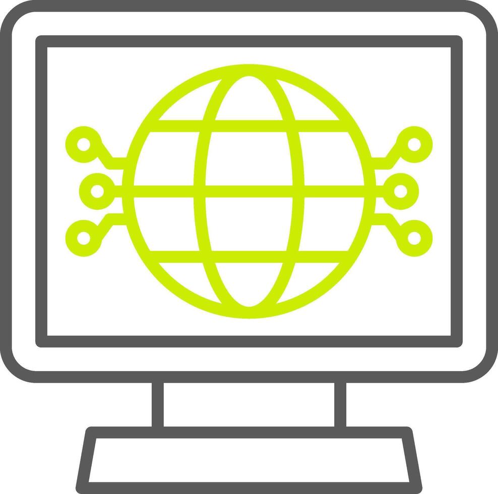 Globe Refined UX Graphic vector