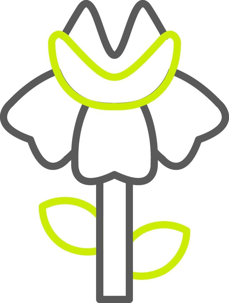 Iris Custom Line Drawing vector
