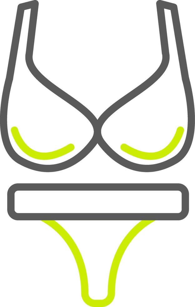 Lingerie Streamlined App Object vector