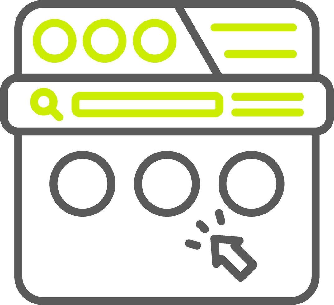 Meatball Menu Dynamic Tech Badge vector