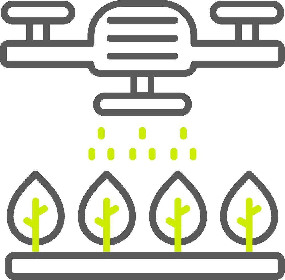 Smart Farming Dynamic UI Symbol vector