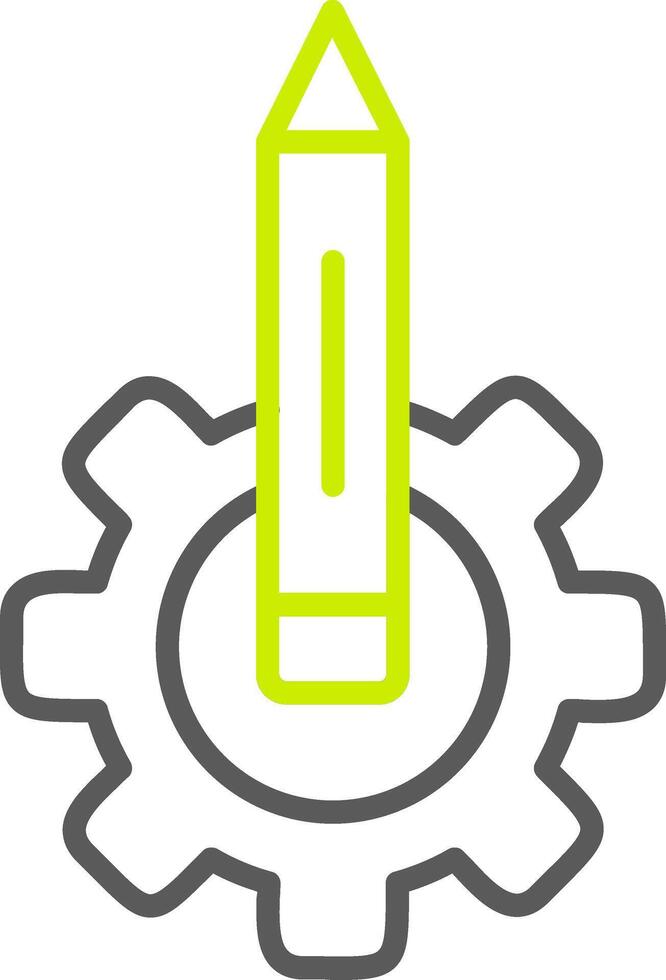 Work In Progress Artistic UI Component vector