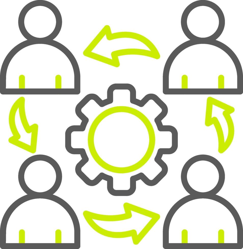 Teamwork Responsive Grid Visual vector