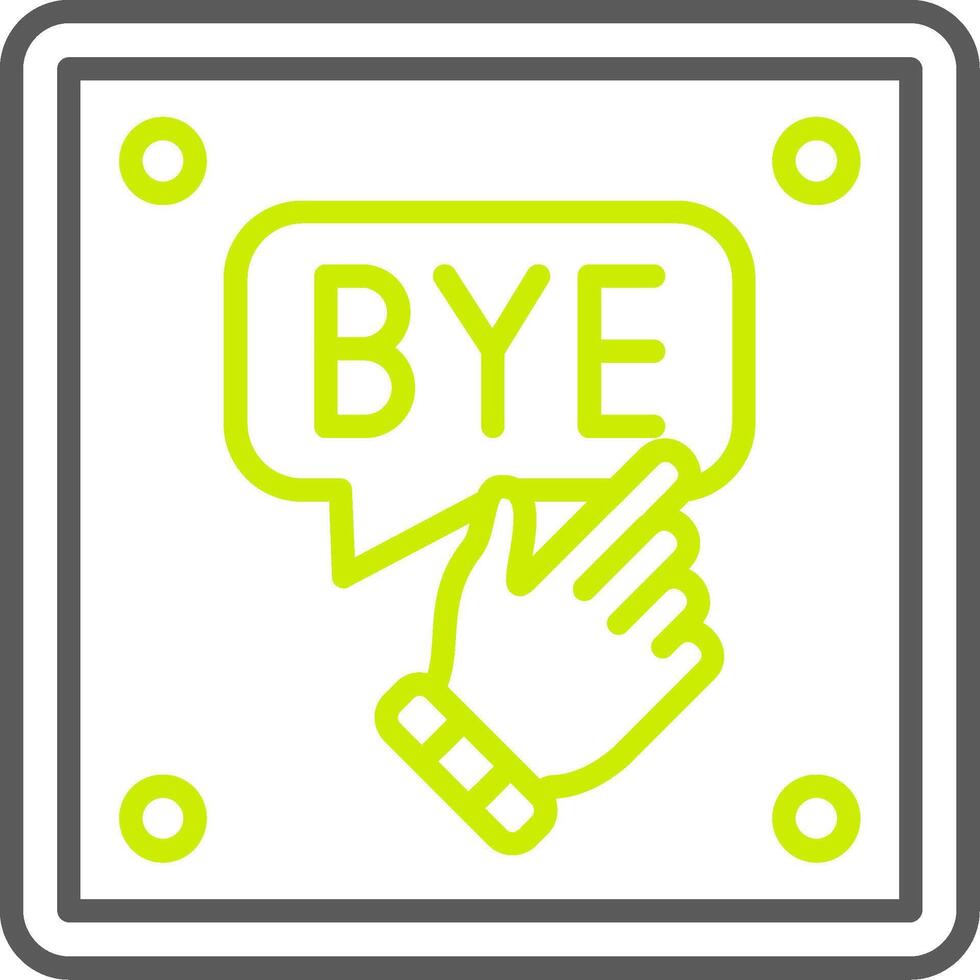 Bye UserFriendly Drawing vector