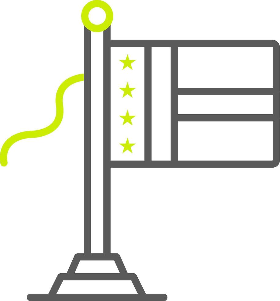 United Arab Emirates Flag NextGen Visual Mark vector