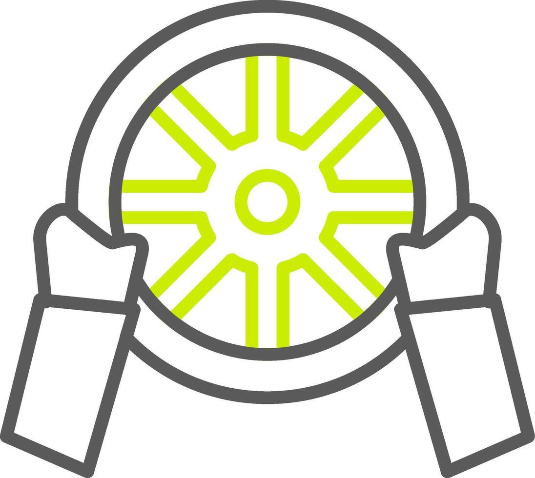 Driving Polished Tech Badge vector