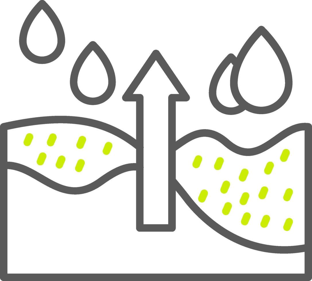 Water Advanced Interface Symbol vector