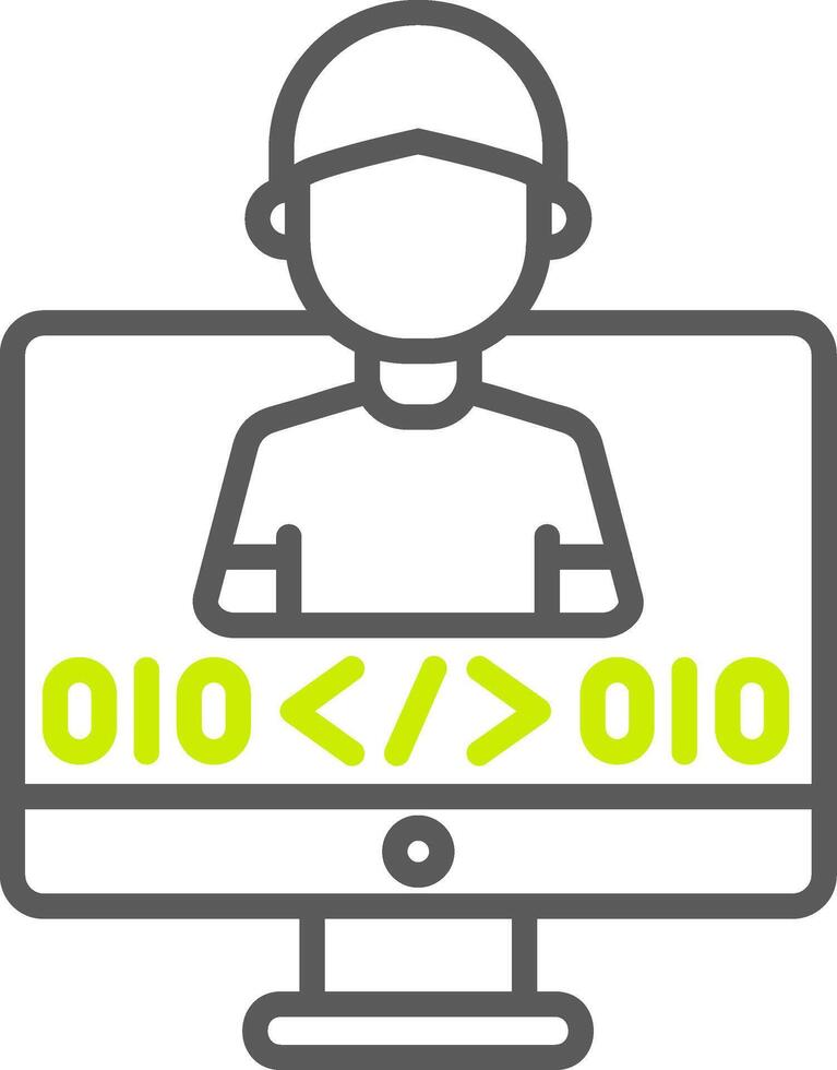 Programmer Smart Tech Badge vector