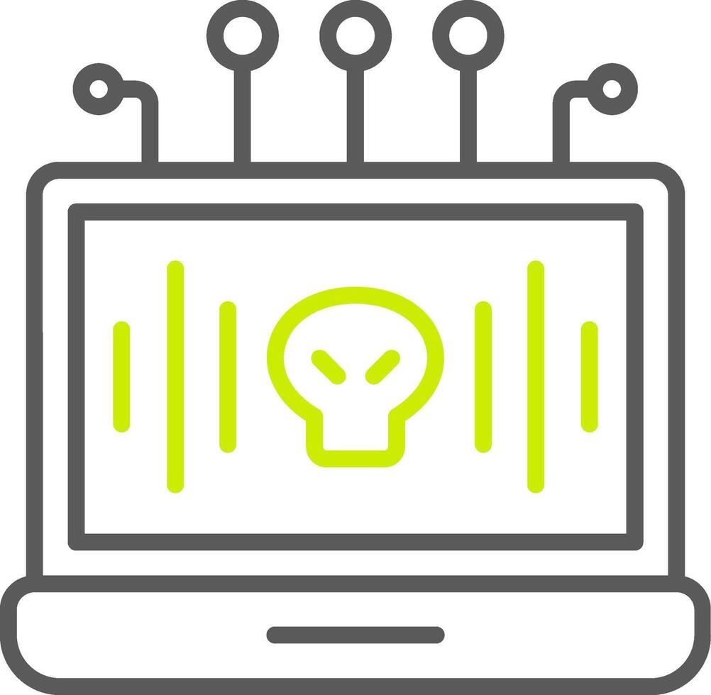 Hacker Professional Line Mark vector