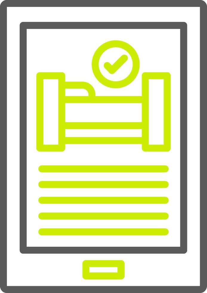 Online Reservation Smart Creative Piece vector