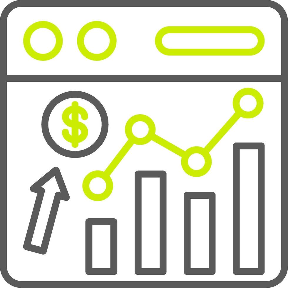 Web Analytics Dynamic Creative Piece vector
