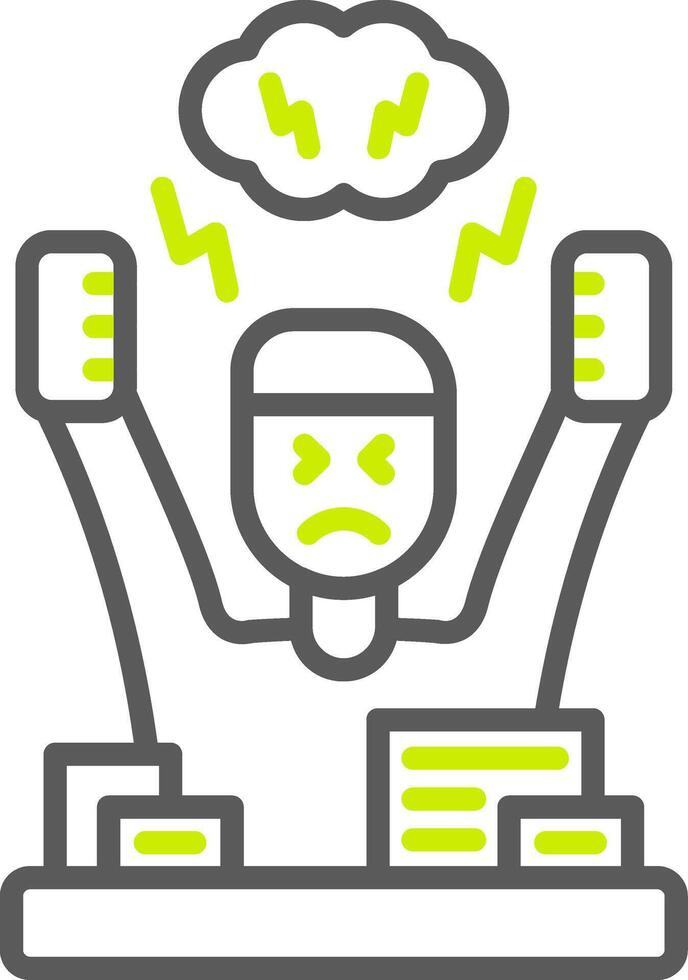 Angry Dynamic Creative Piece vector