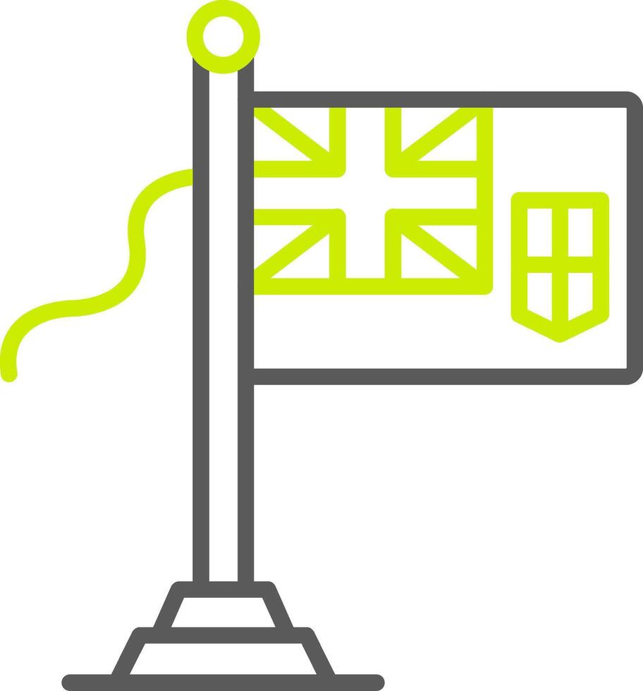 Fiji Flag Dynamic UI Module vector