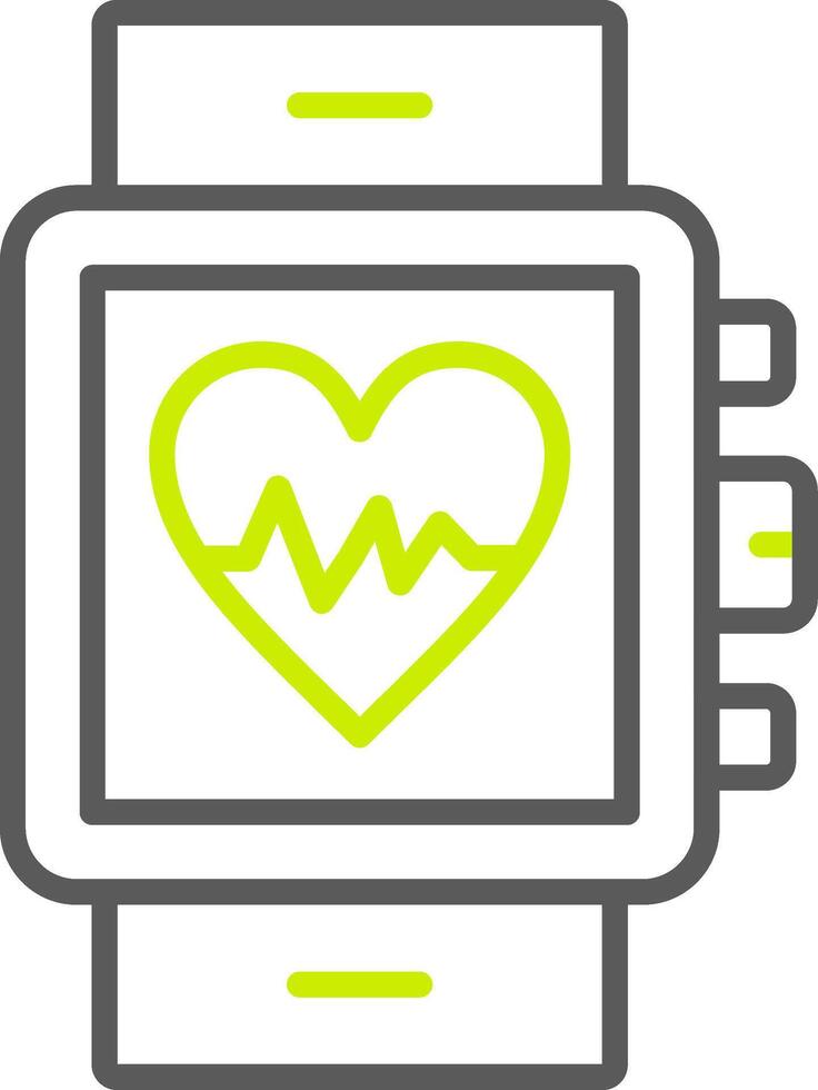 Heart Rate Modern UI Piece vector