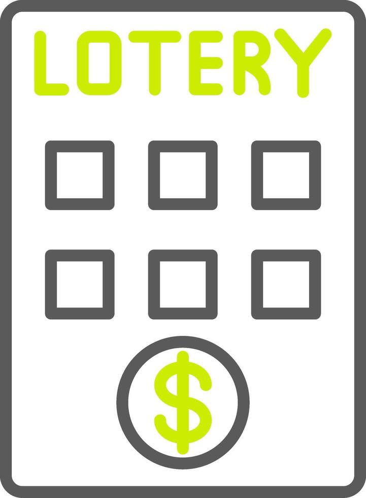Lottery Polished UI Module vector