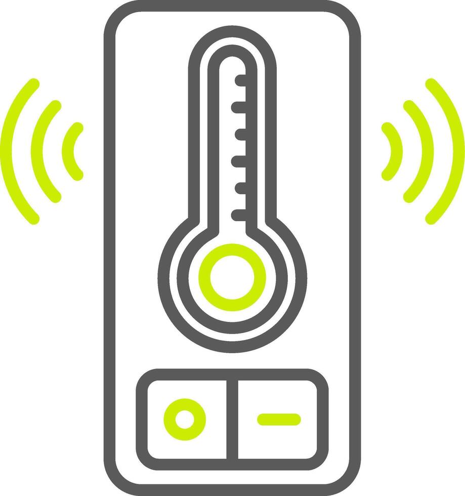 Temperature Sensor Versatile Line Drawing vector