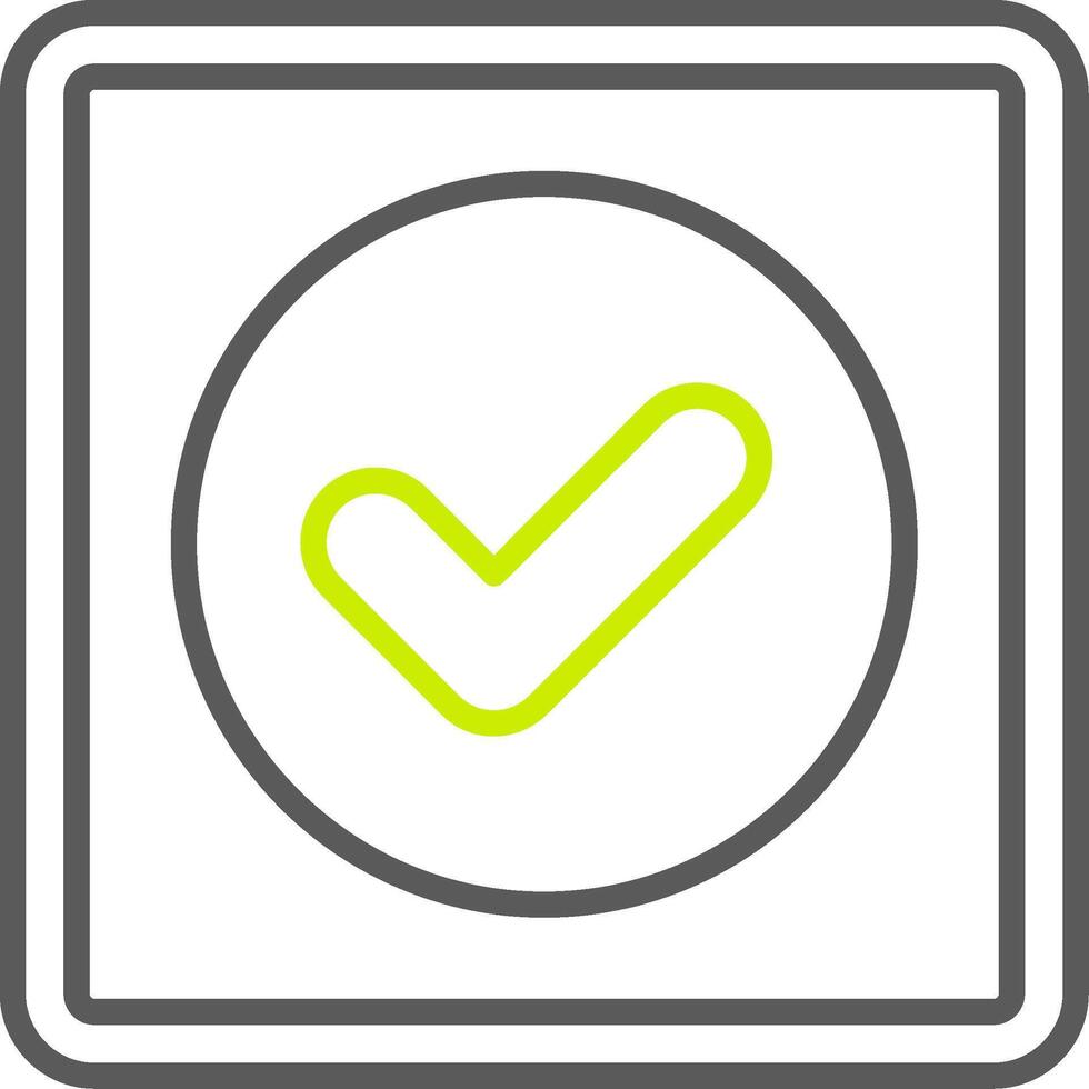 Approved Gradient Style Mark vector