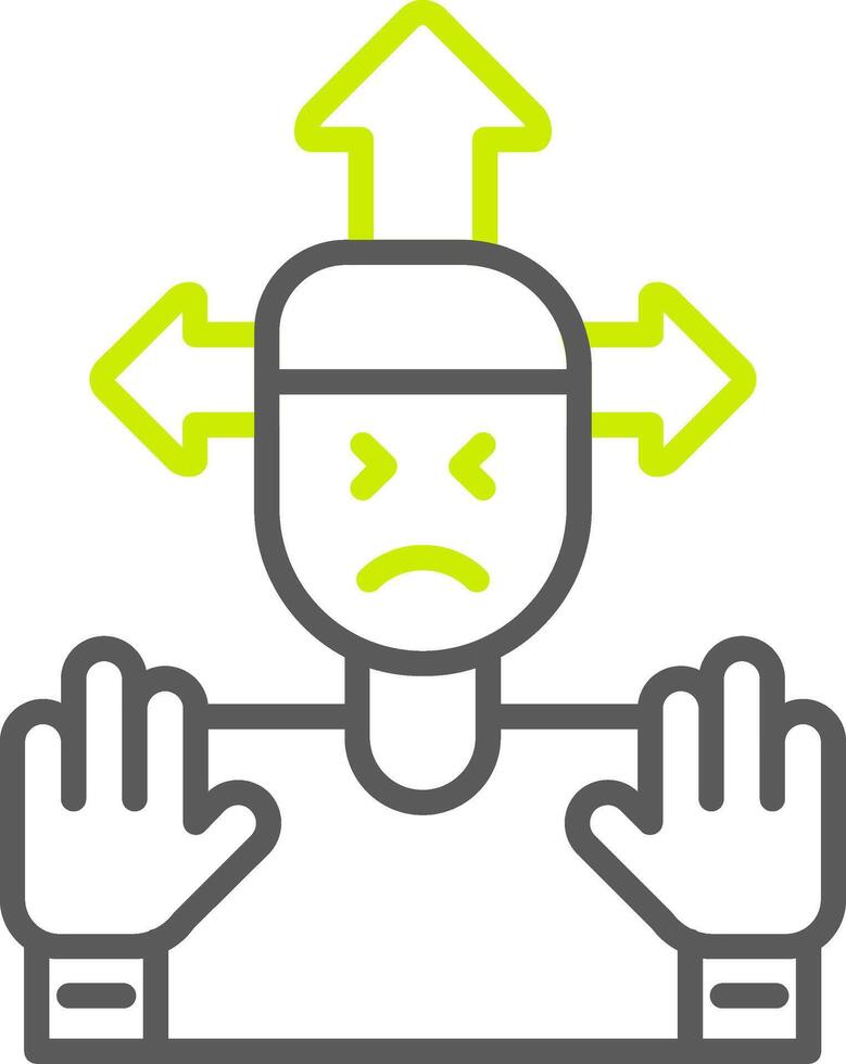 Distracted NextGen Interface Symbol vector