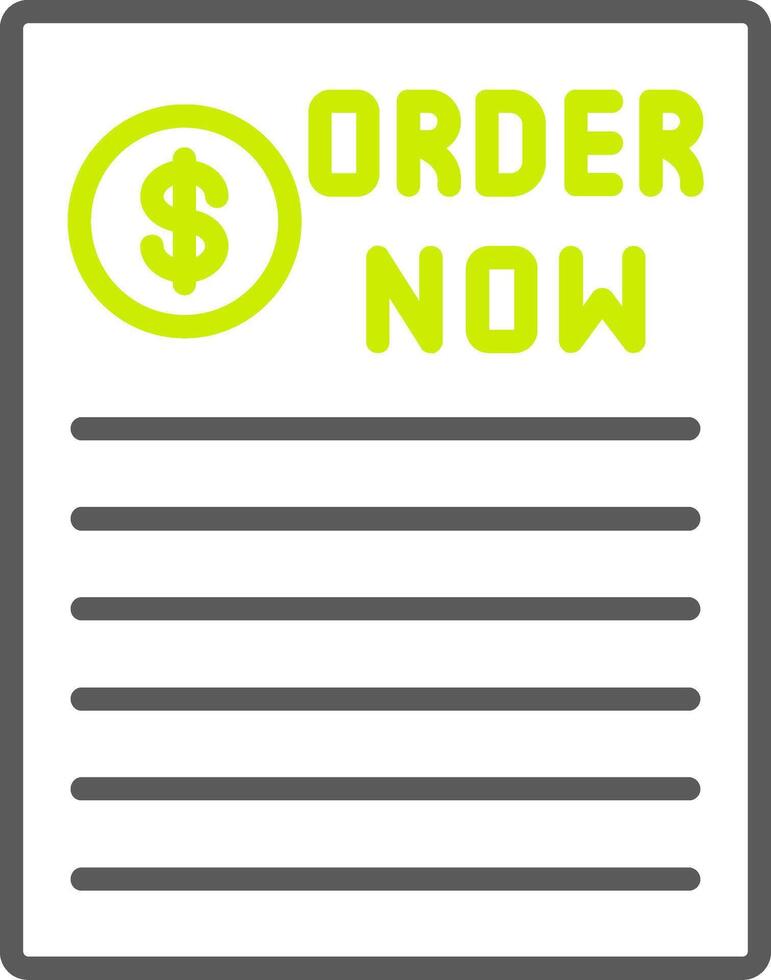 Order Now Smart Creative Piece vector
