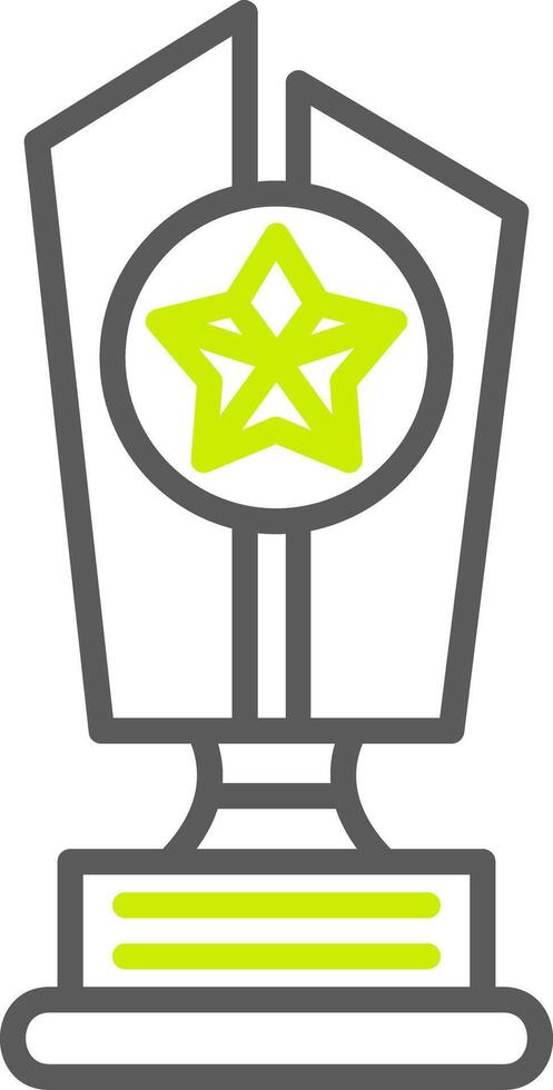 Trophy Star Polished UX Asset vector