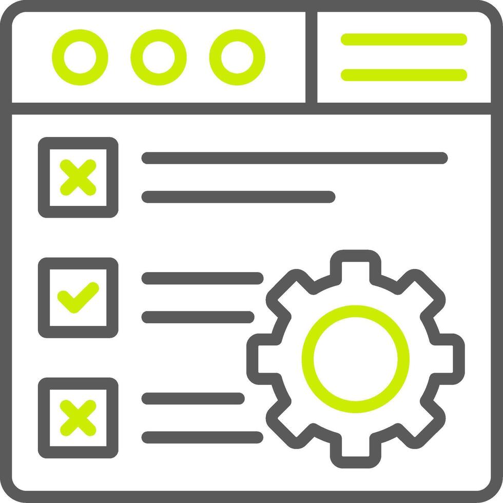 Checklist Bold Shape Icon vector