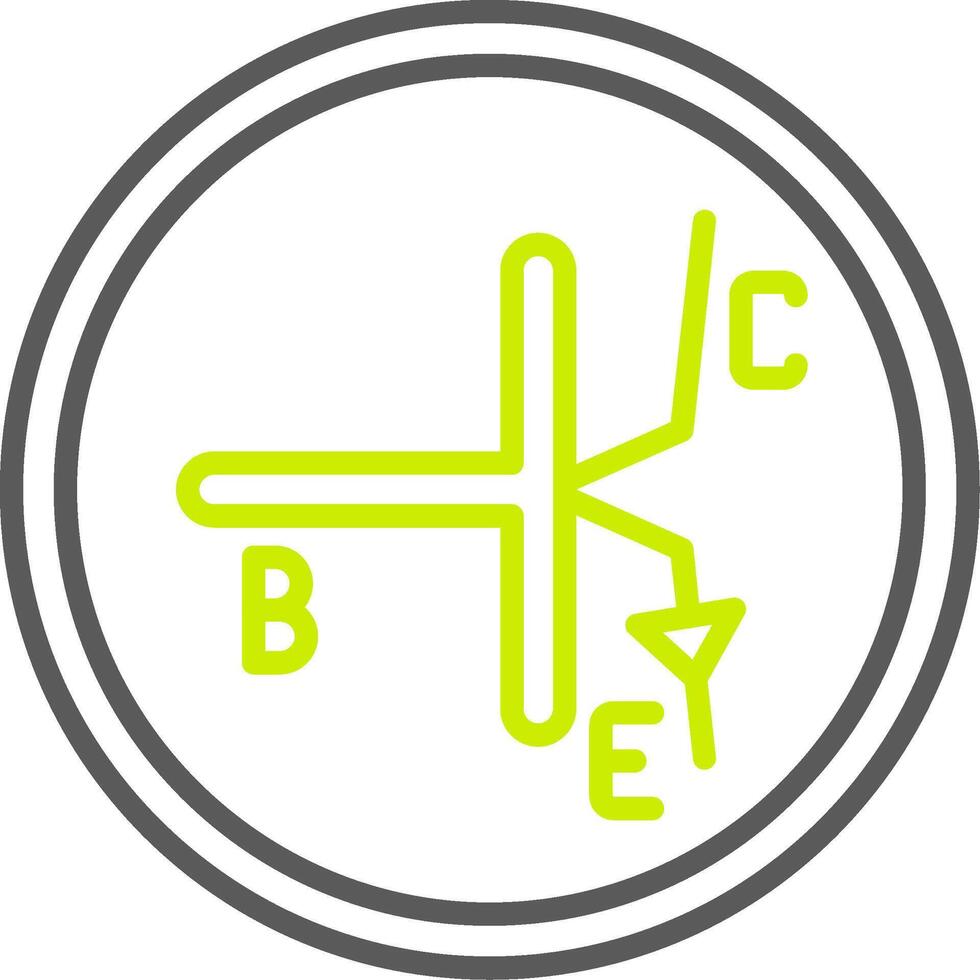 Transitor Dynamic Visual Mark vector