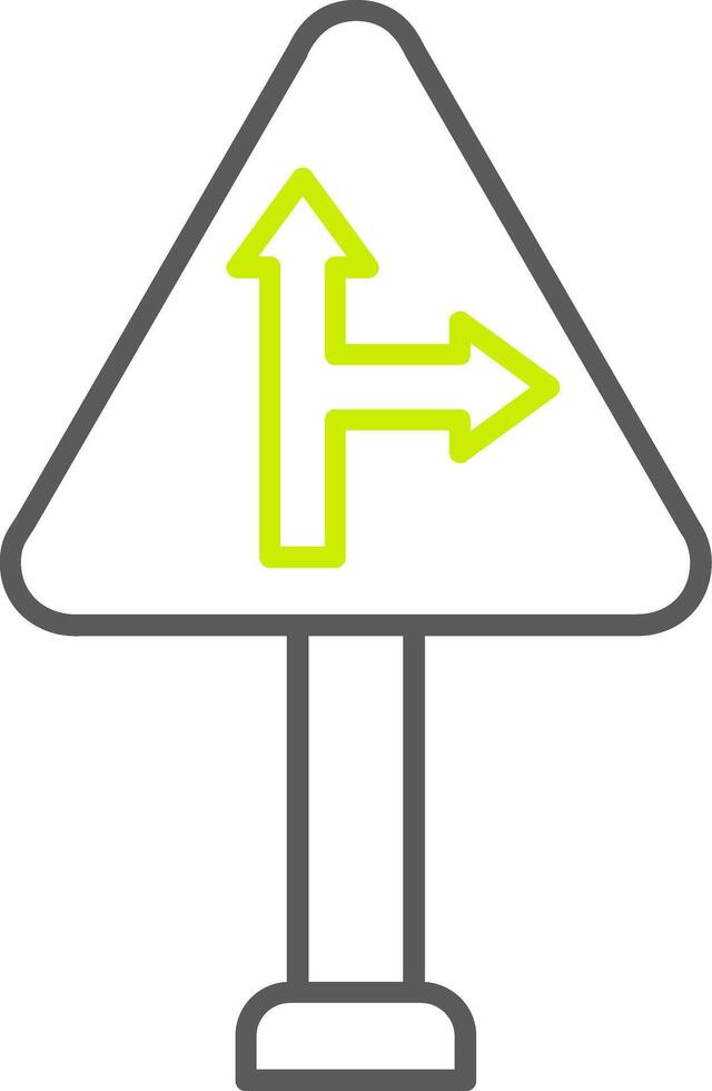 Right Turn Optimized Creative Piece vector