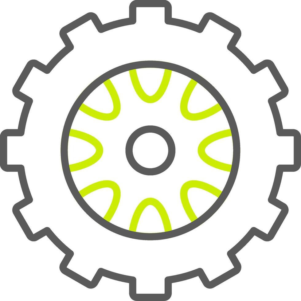 Tire Modern UI Piece vector