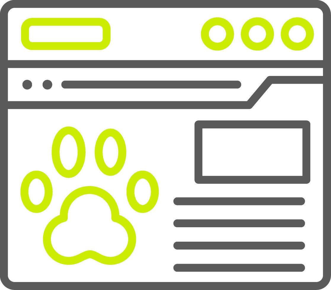 Website Mobile UX Object vector
