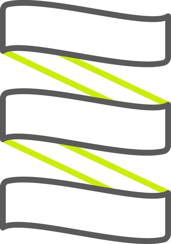 Zig Zag Optimized Visual Mark vector