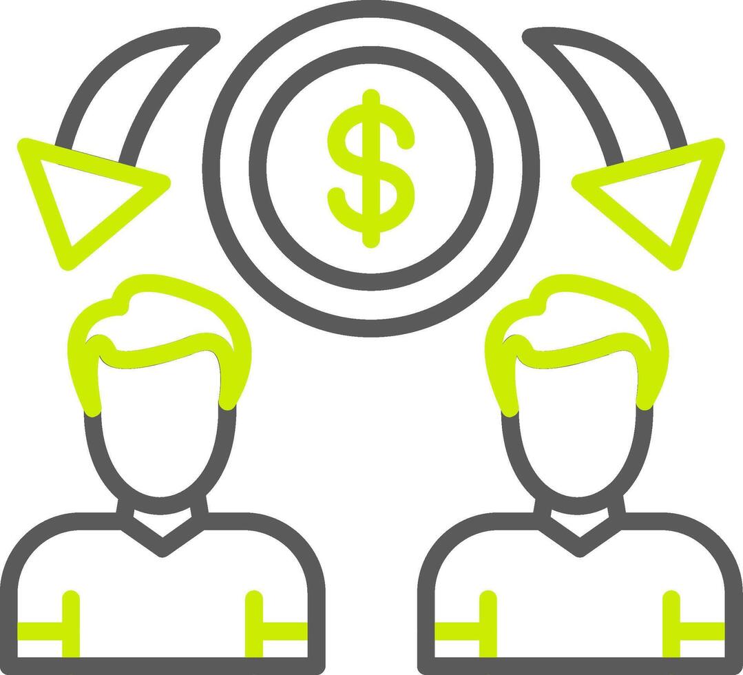 Negotiation Advanced Visual Mark vector