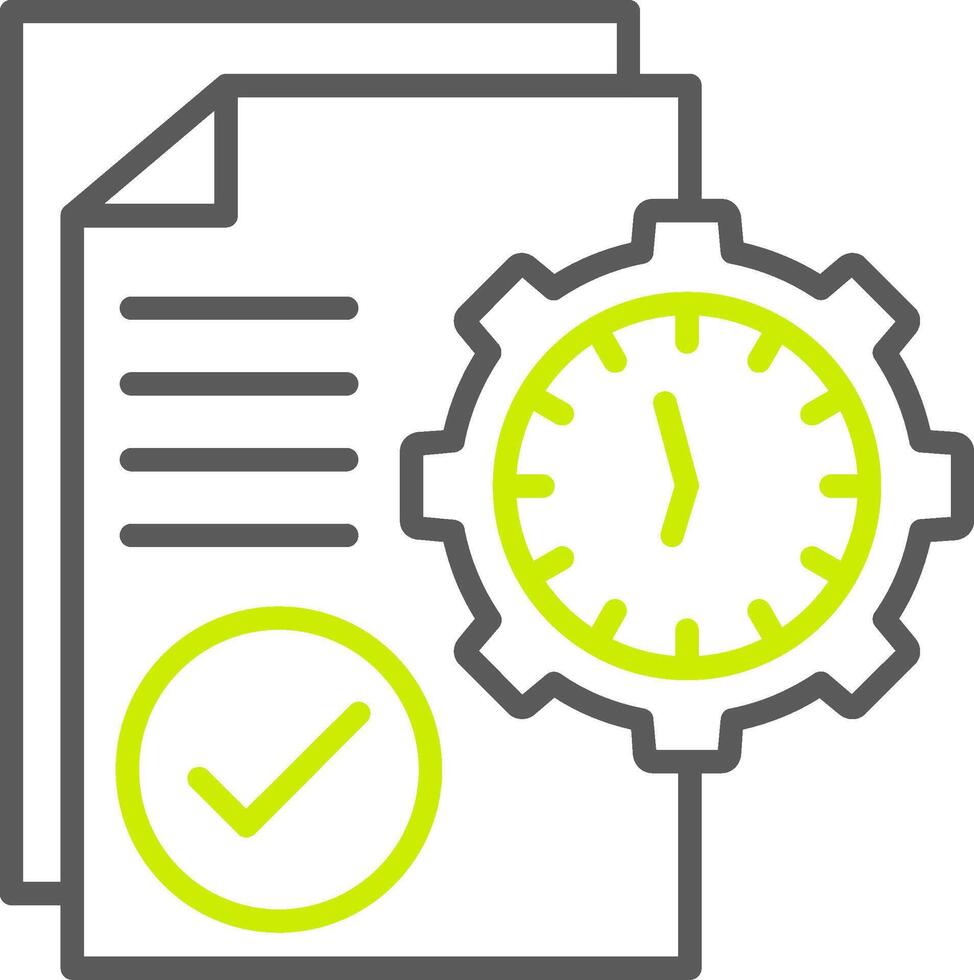 Planning Light Mode Icon vector