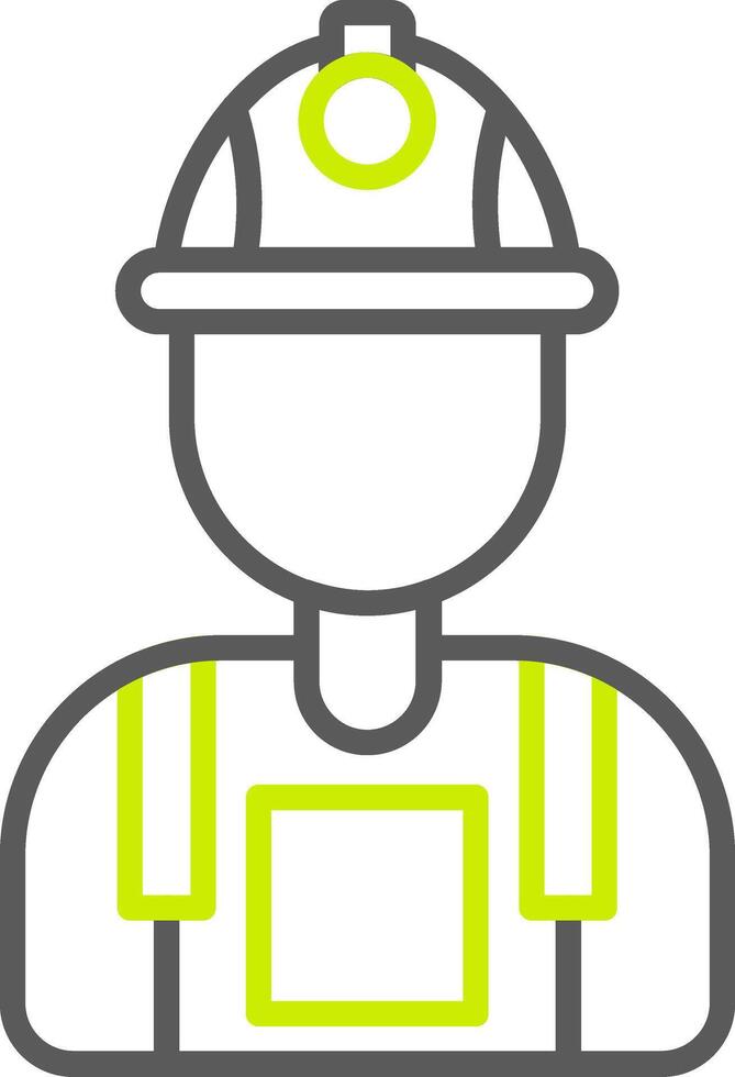 Worker Versatile Line Drawing vector